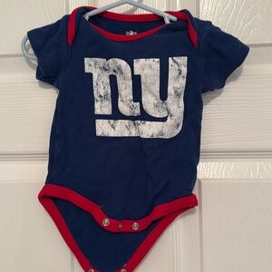 0-3 month NY Giants onesie